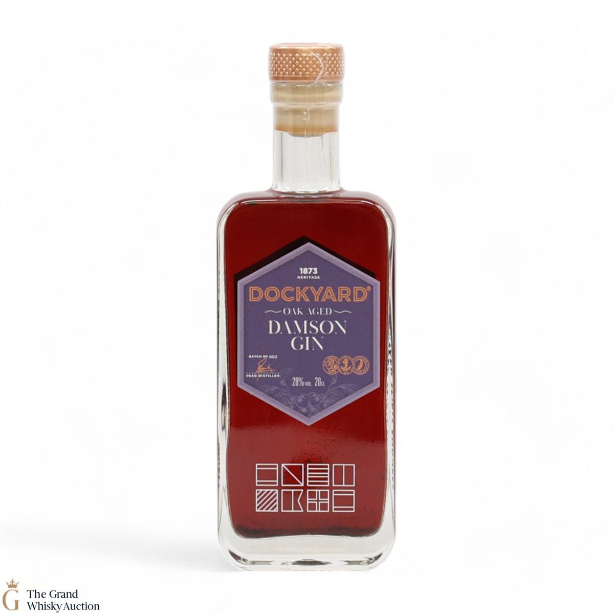 Copper Rivet - Oak Aged - Dockyard - Damson Gin (20cl)