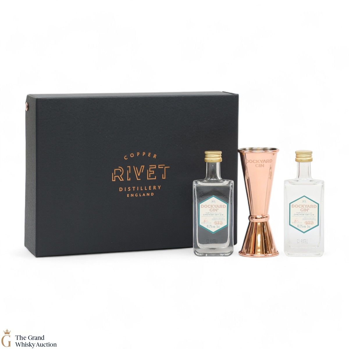 Copper Rivet - Dockyard Presentation Box - Chatham Dry Gin (2 x 5cl)