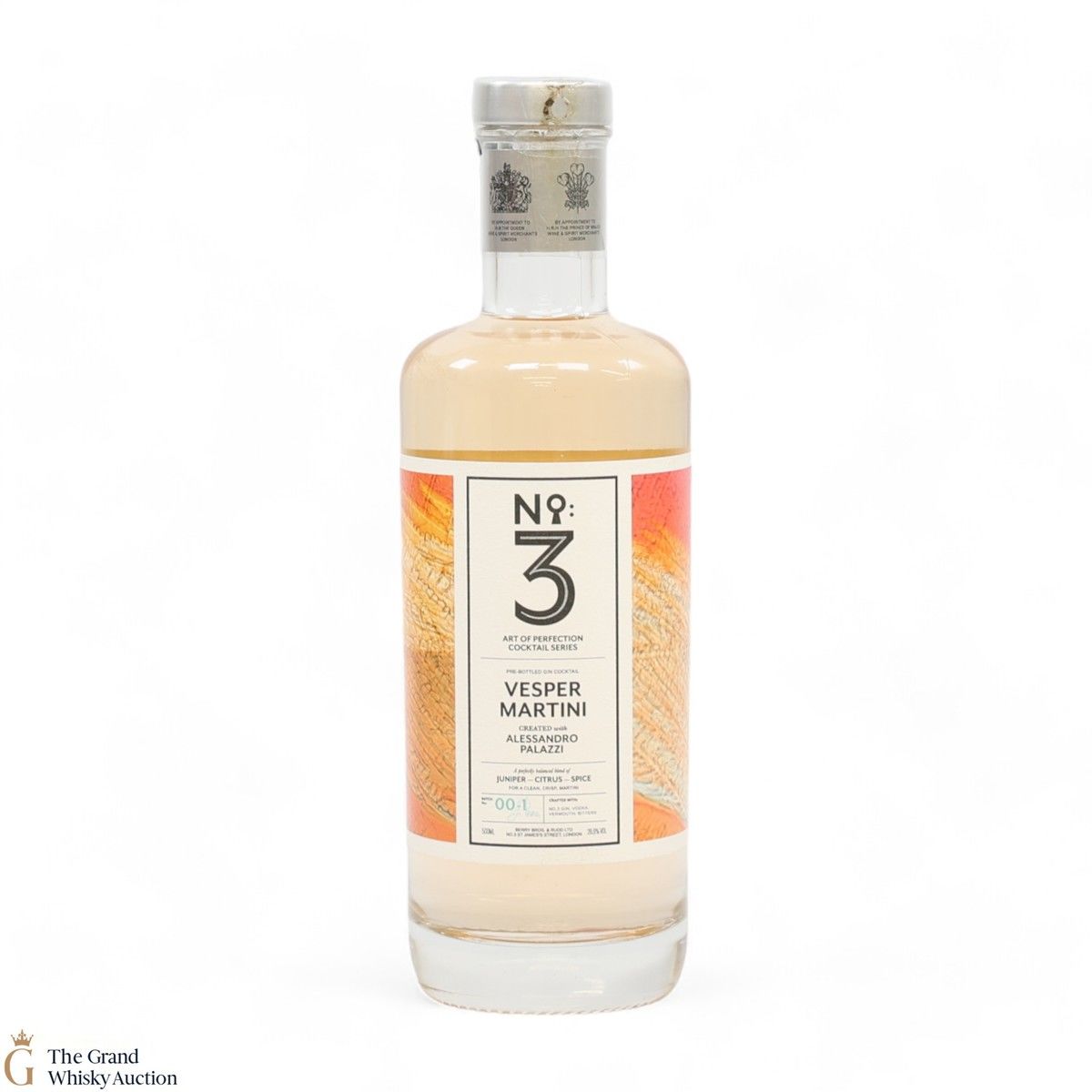 Berry Bros & Rudd - Vesper Martini - No.3 Art of Perfection Cocktail Series Gin  (50cl)