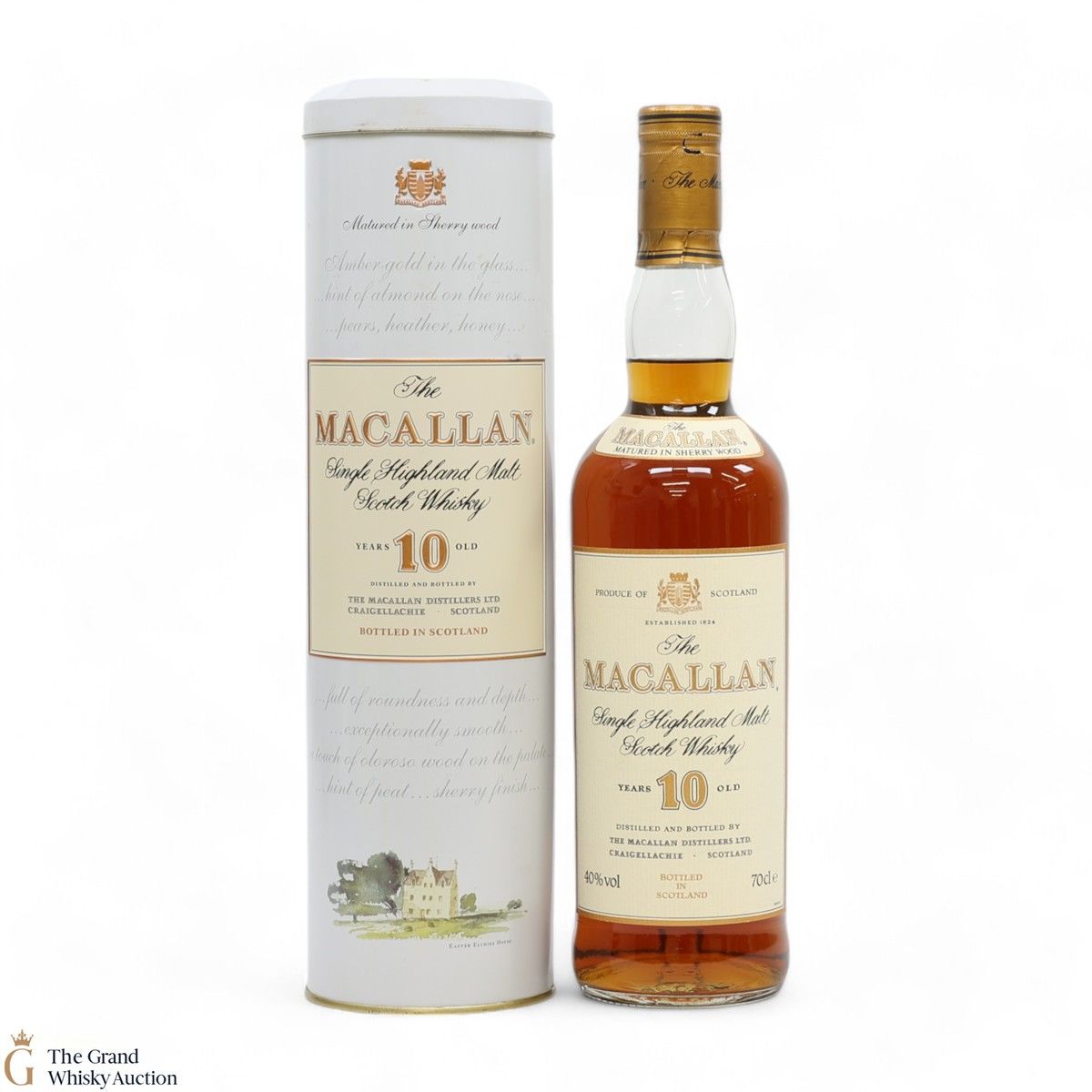 Macallan - 10 Year Old - Tin (1990's)