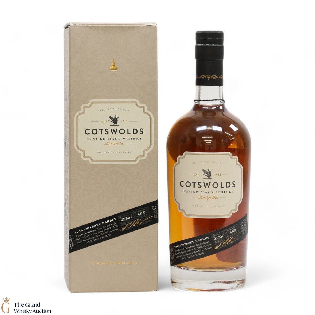 Cotswolds - Single Malt - 2014 Odyssey Barley - Batch #03/2017