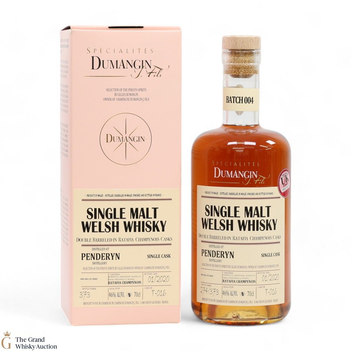 Penderyn - Ratafia Champenois Finish Cask #T-016 - Dumangin