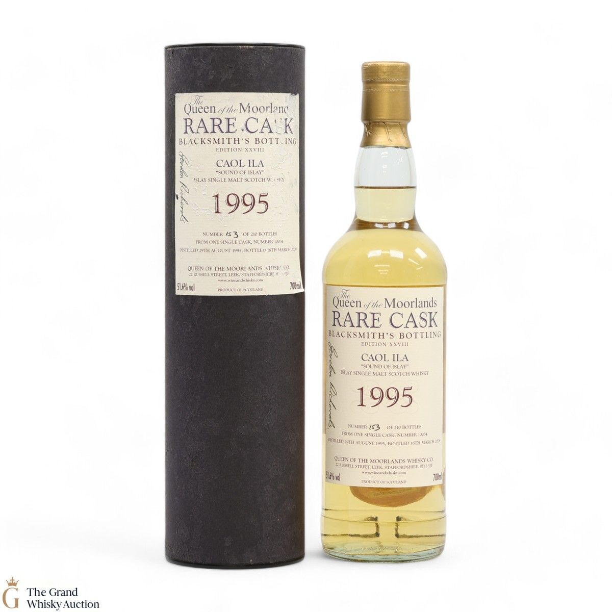 Caol Ila - 13 Year Old 1995 Queen of the Moorland Rare Cask #10034