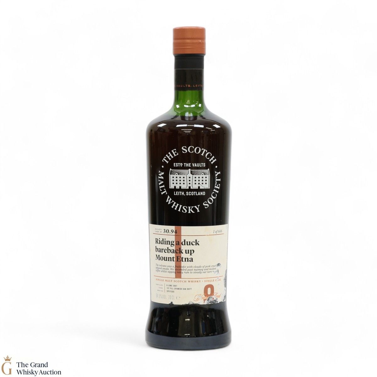 Glenrothes - 9 Year Old 2007 - SMWS 30.94 - Riding A Duck Bareback Up Mount Etna