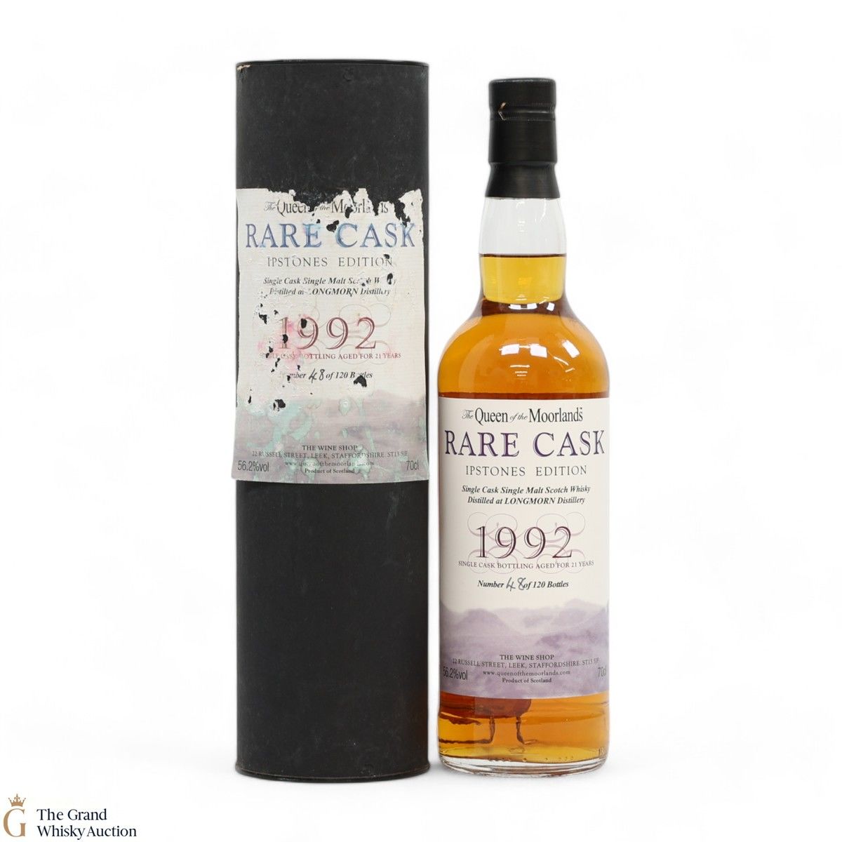 Longmorn - 21 Year Old 1992 - Rare Cask - Queen of the Moorlands Ipstones Edition