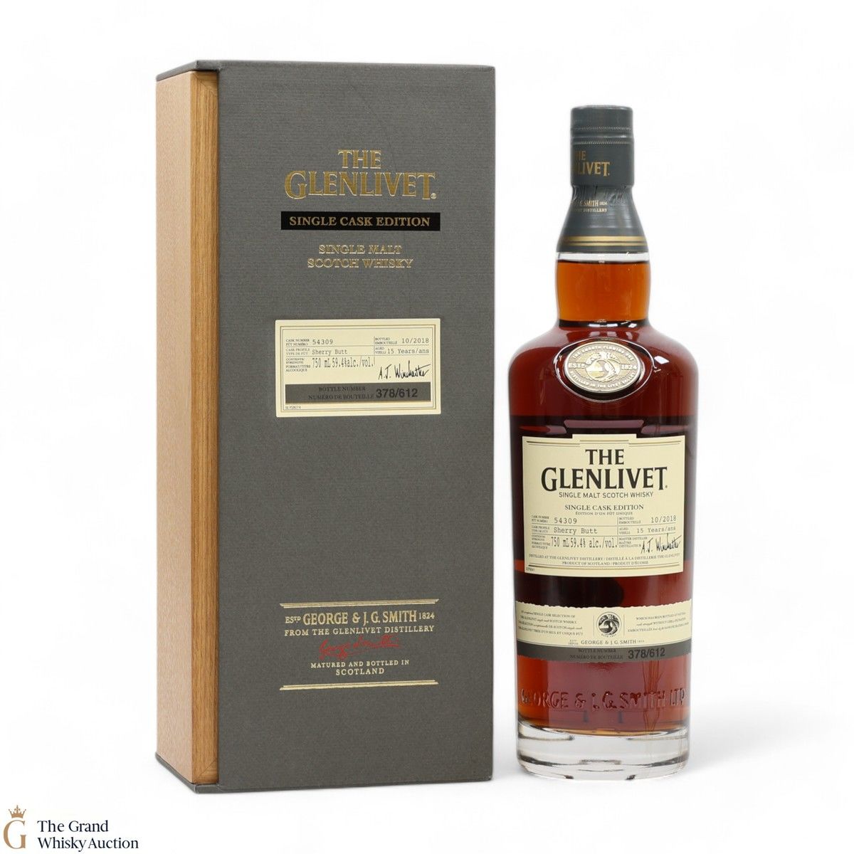 Glenlivet - 15 Year Old - Single Cask Edition #54309 (75cl)
