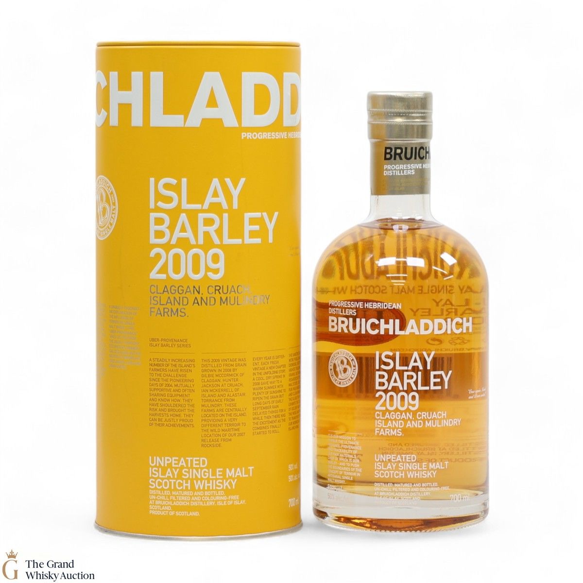 Bruichladdich - Islay Barley - 2009 Claggan, Cruach, Island and Mulindry Farms