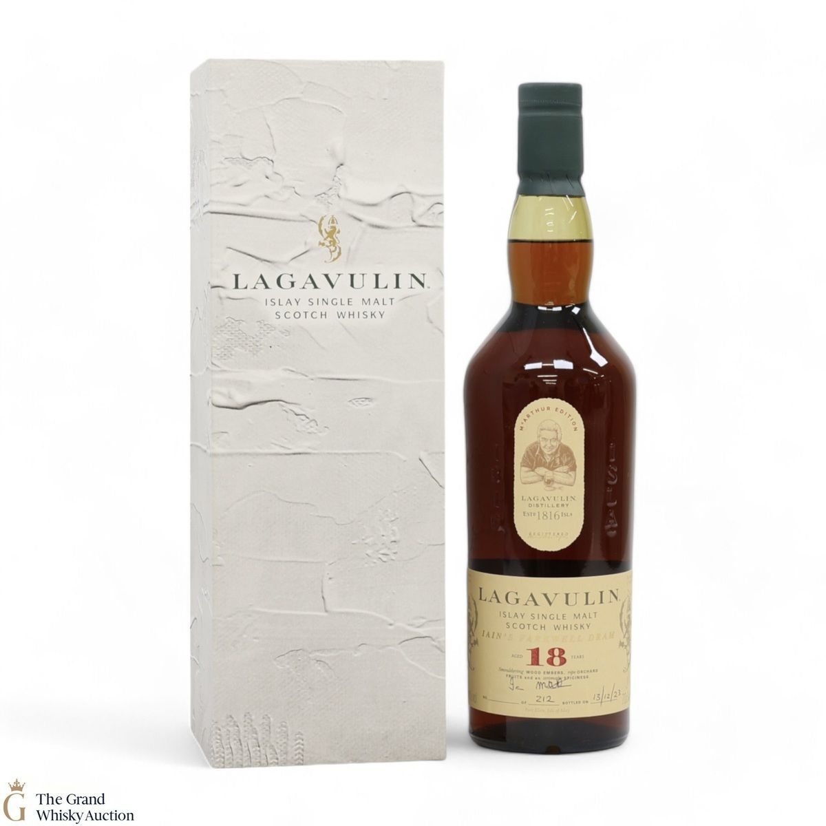 Lagavulin - 18 Year Old - Iain's Farewell Dram (SIGNED)