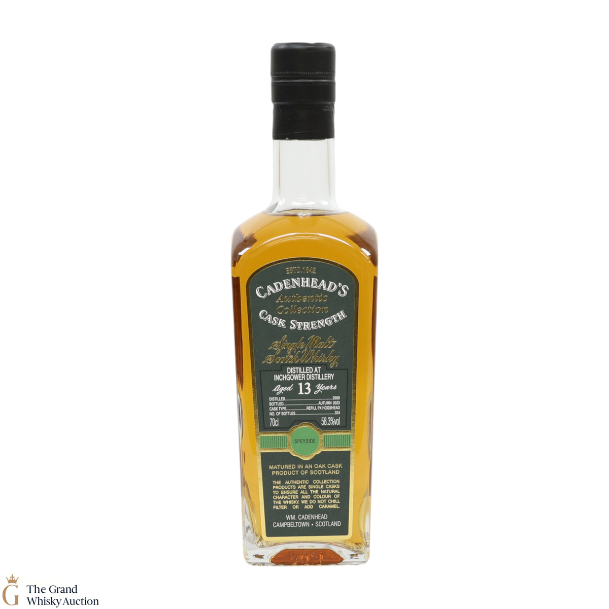 Inchgower - 13 Year Old 2009 - Cadenhead's Authentic Collection