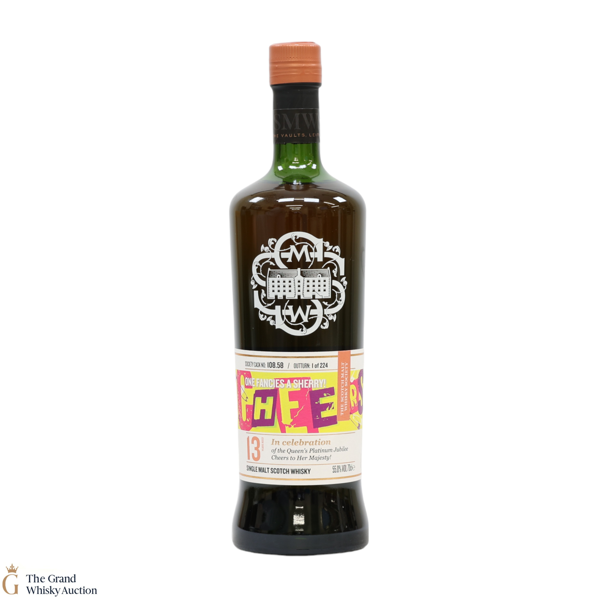 Allt-a-Bhainne - 13 Year Old - SMWS 108.58 - One Fancies A Sherry - Queens Platinum Jubilee