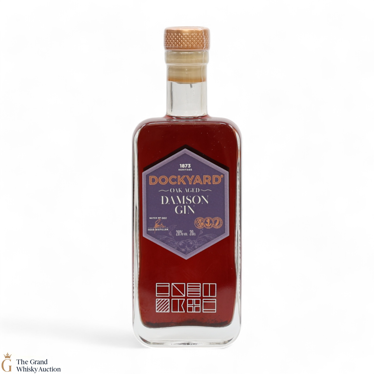 Copper Rivet - Oak Aged - Dockyard - Damson Gin (20cl)