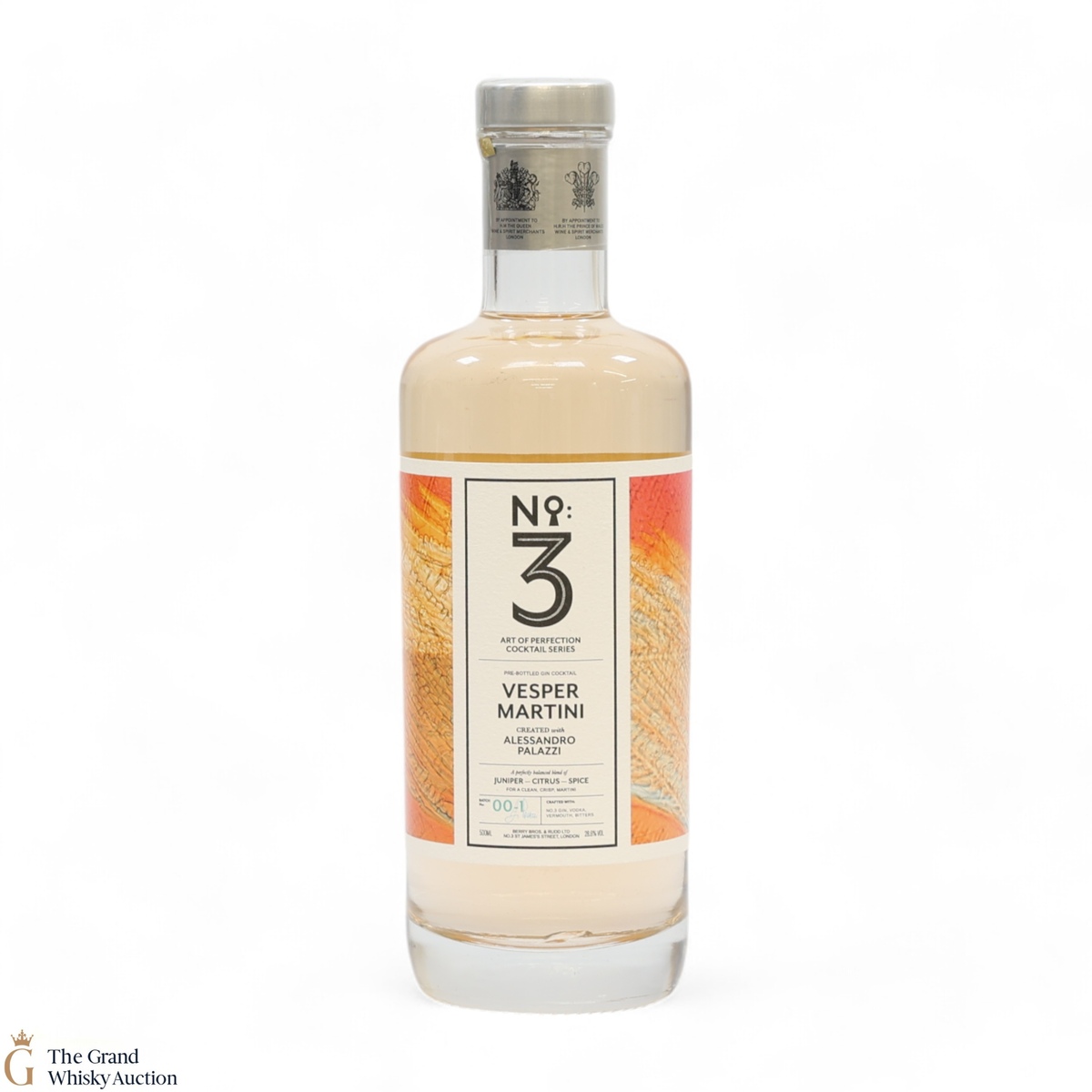 Berry Bros & Rudd - Vesper Martini - No.3 Art of Perfection Cocktail Series Gin (50cl)