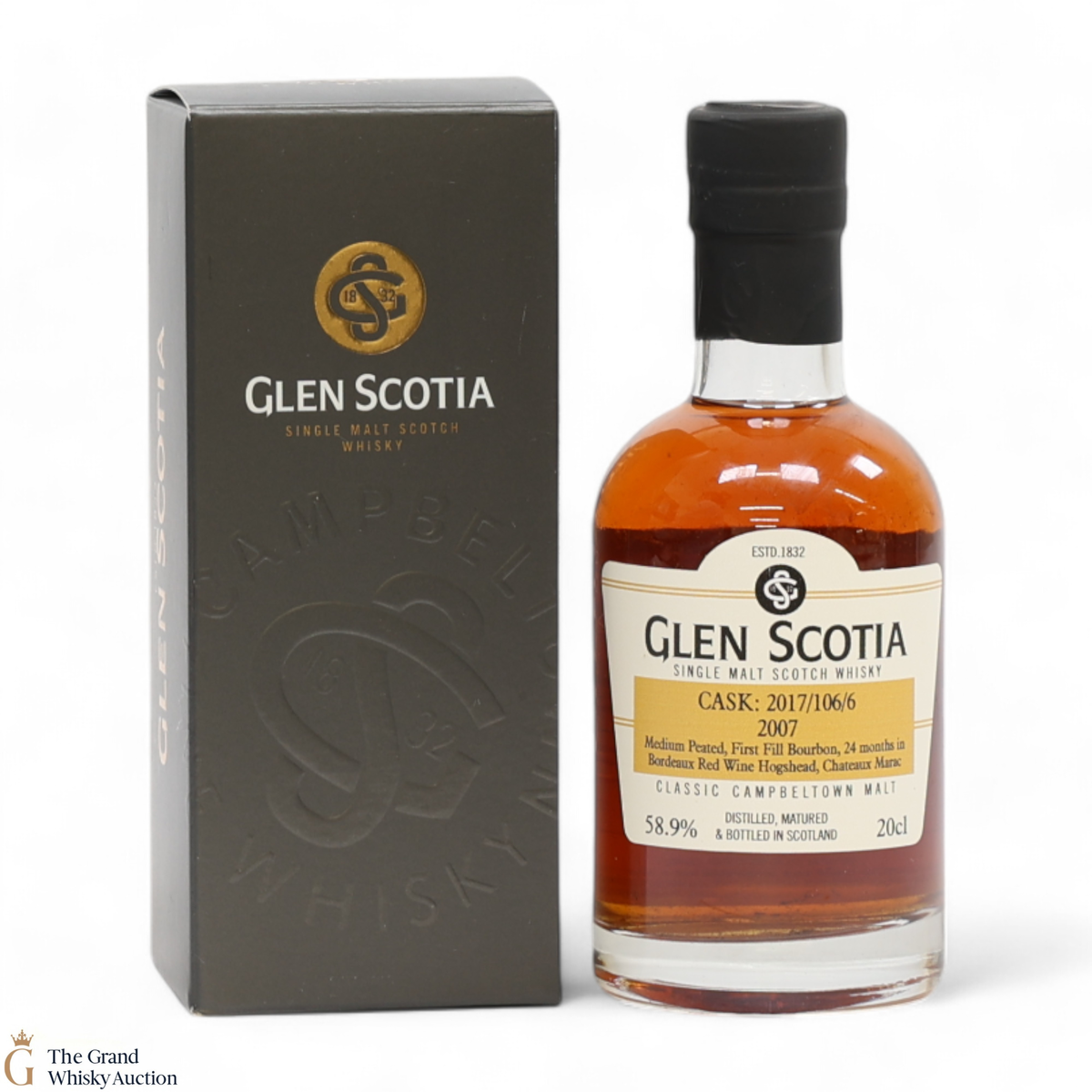 Glen Scotia - 2007 Single Cask #2017/106/6 Bordeaux Red Wine Hogshead (20cl)