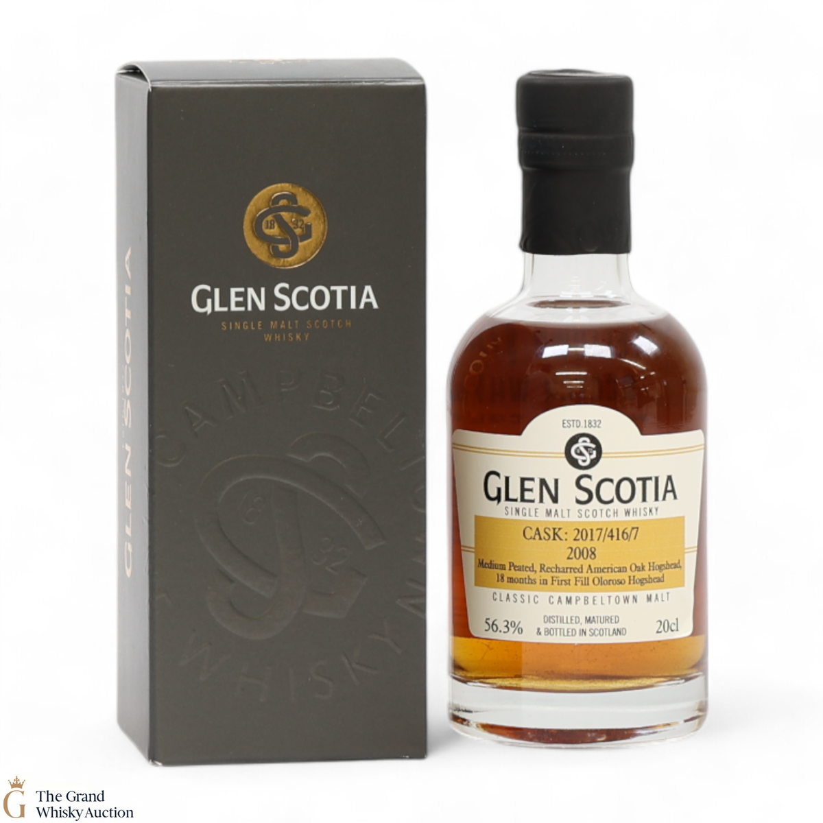 Glen Scotia - 2008 Single Cask #2017/416/7 (20cl)