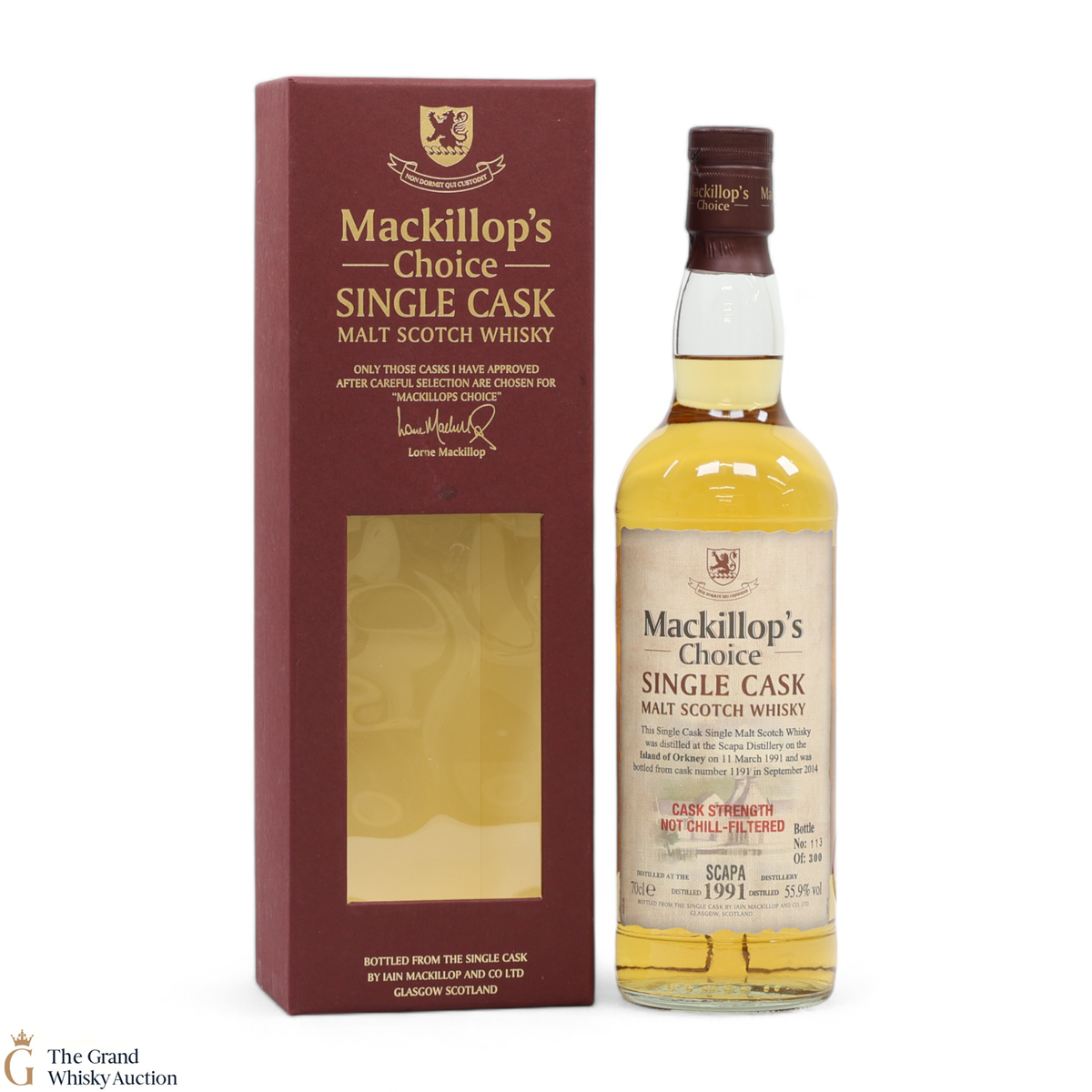 Scapa 1991 - Mackillop's Choice Single Cask #1191