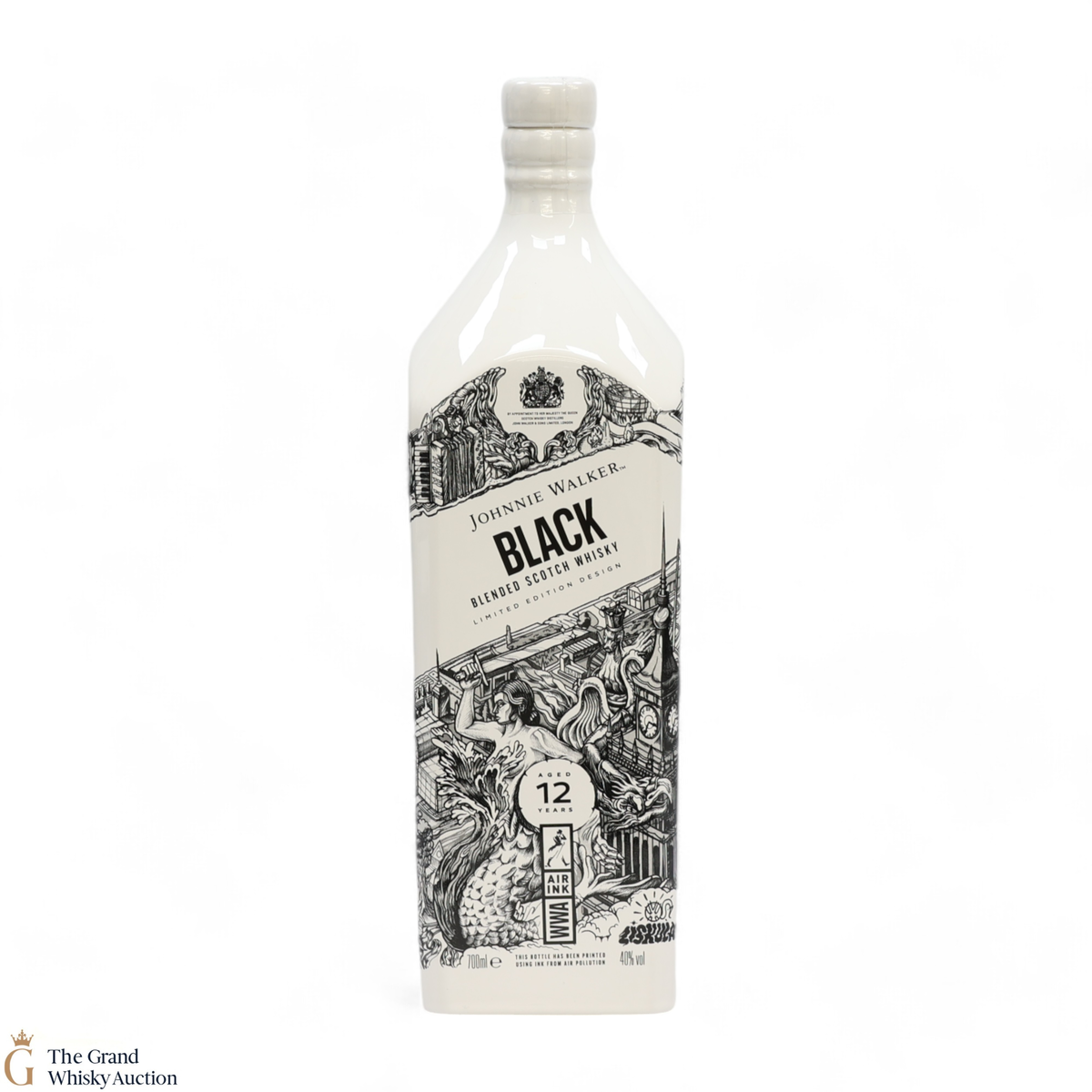 Johnnie Walker - 12 Year Old - Black Label - AIR-INK® Warsaw Edition 