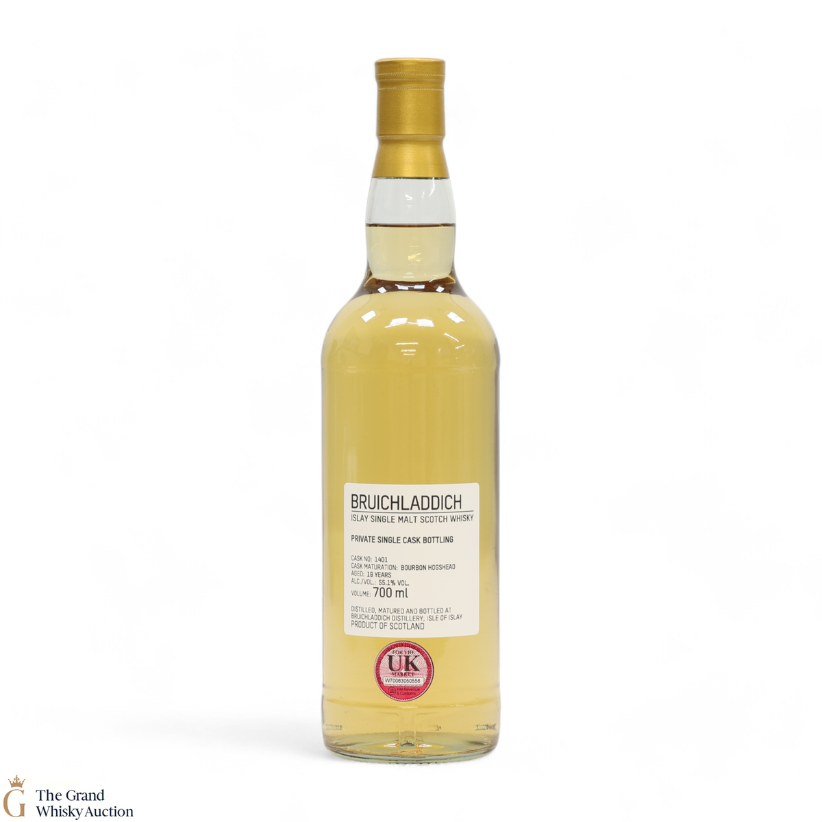 Bruichladdich - 19 Year Old - 1st Fill Bourbon Hogshead #1401 - Private Cask
