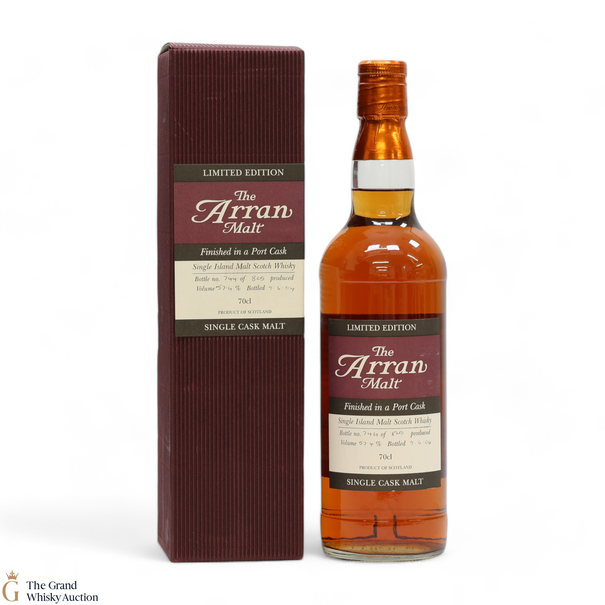 Arran - Single Cask Limited Edition - Port Cask Finish - Bottled 2004