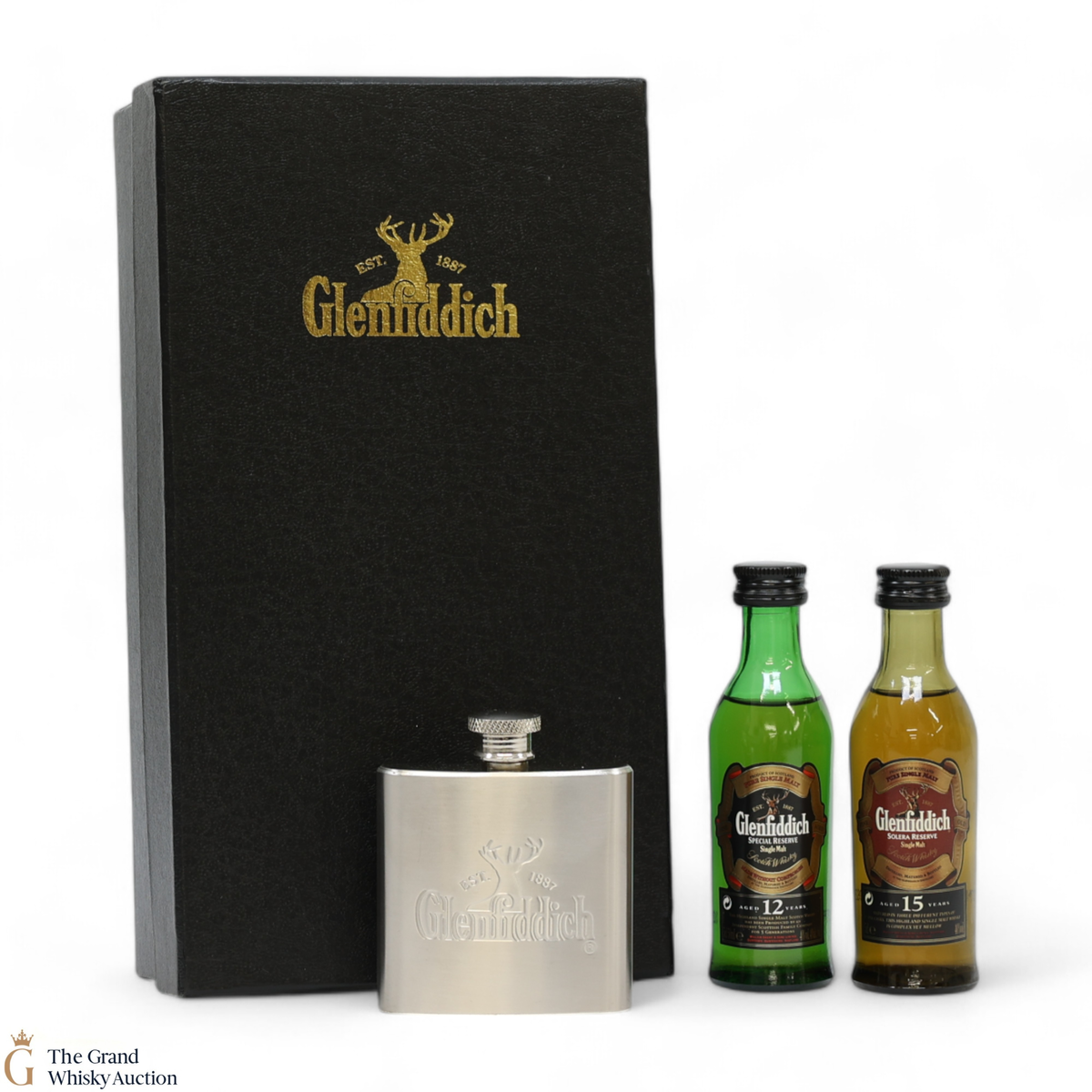 Glenfiddich - Mini Gift Pack With Hipflask (2 x 5cl)
