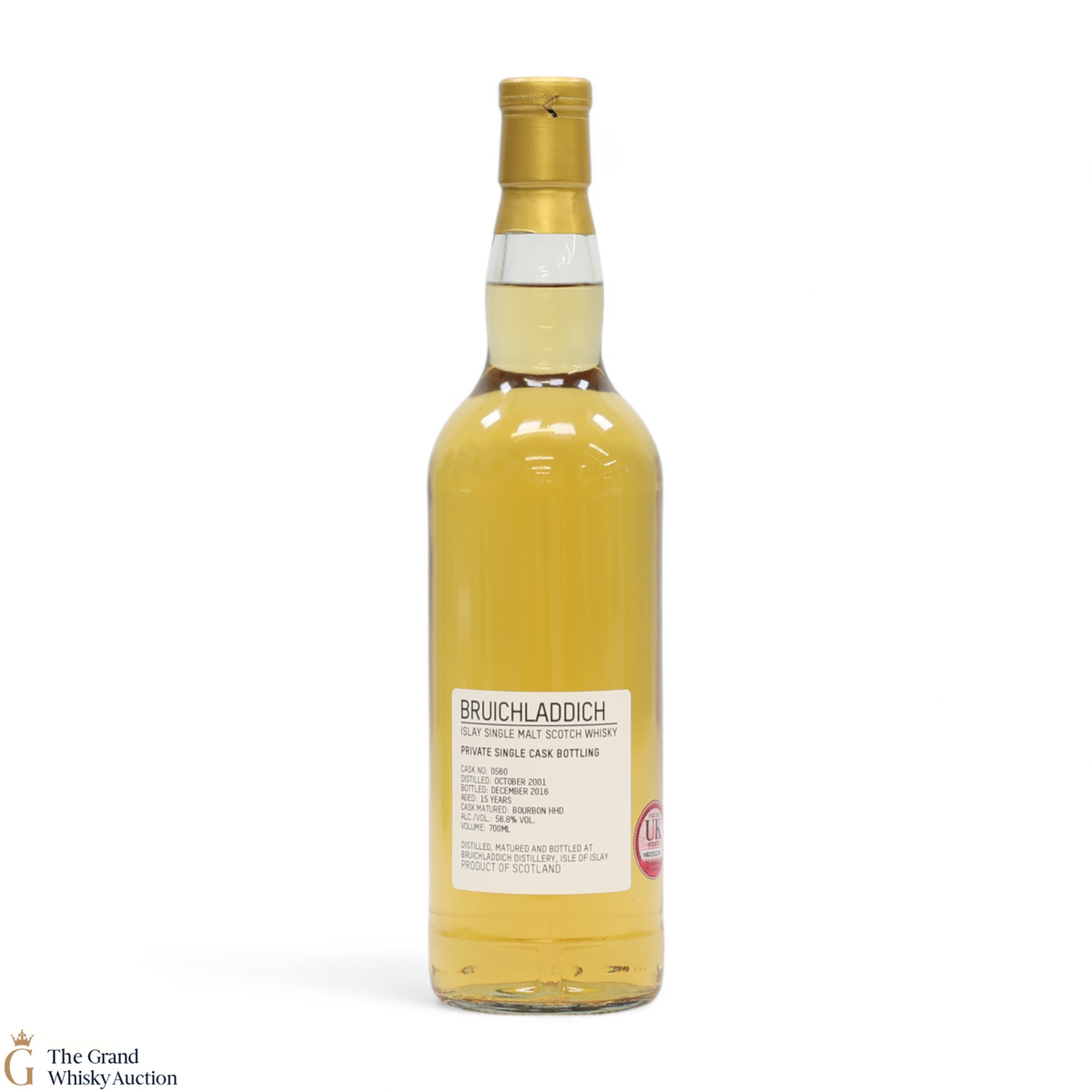 Bruichladdich -  15 Year Old - Private Cask #0560