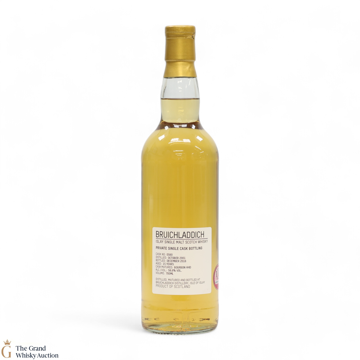 Bruichladdich -  15 Year Old - Private Cask #0560