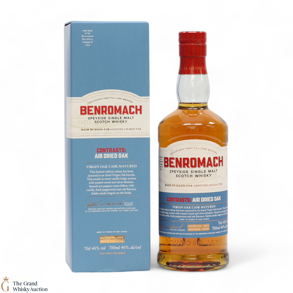 Benromach  - 10 Year Old - Contrasts: Air Dried Oak (2012-2023)