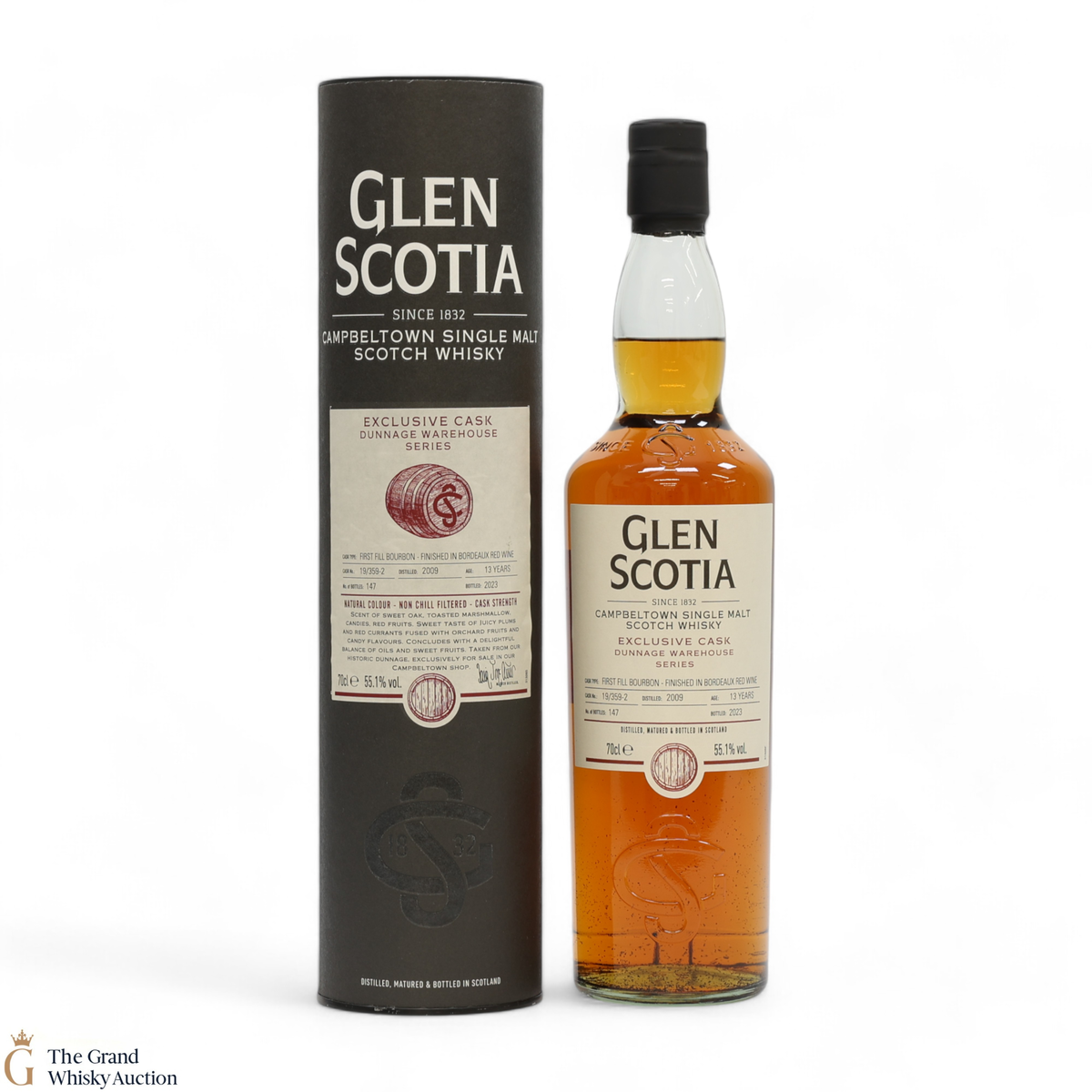 Glen Scotia - 13 Year Old 2009 - Exclusive Cask #19/359-2 - Dunnage Warehouse Series