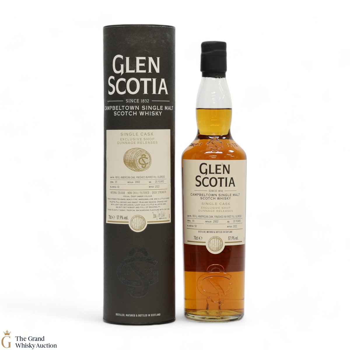 Glen Scotia - 20 Year Old 2002 - Single Cask #81 - Exclusive Shop Dunnage Releases
