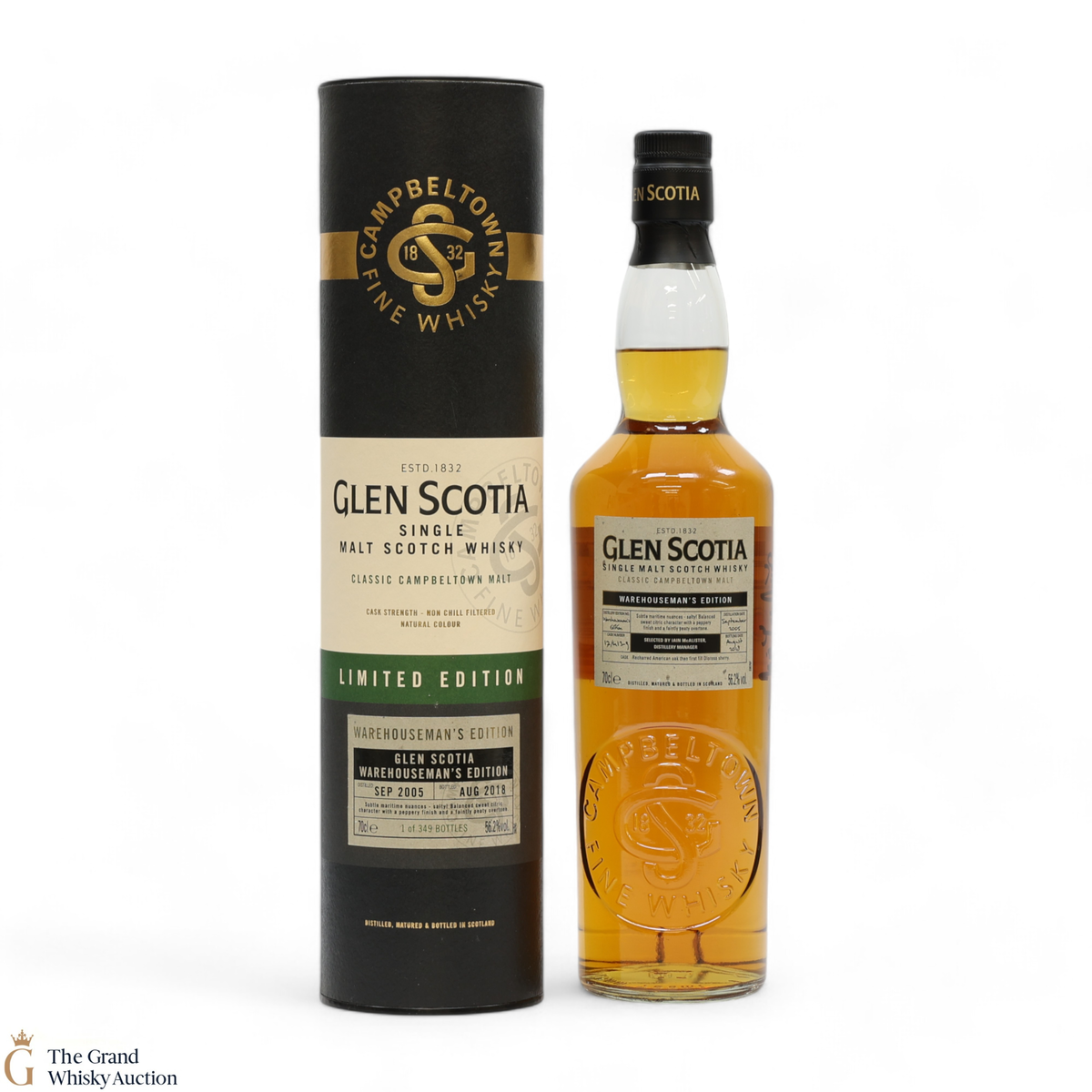 Glen Scotia - 2005 Single Cask #17/413-9 - Warehouseman's Edition - Limited Edition (SIGNED)