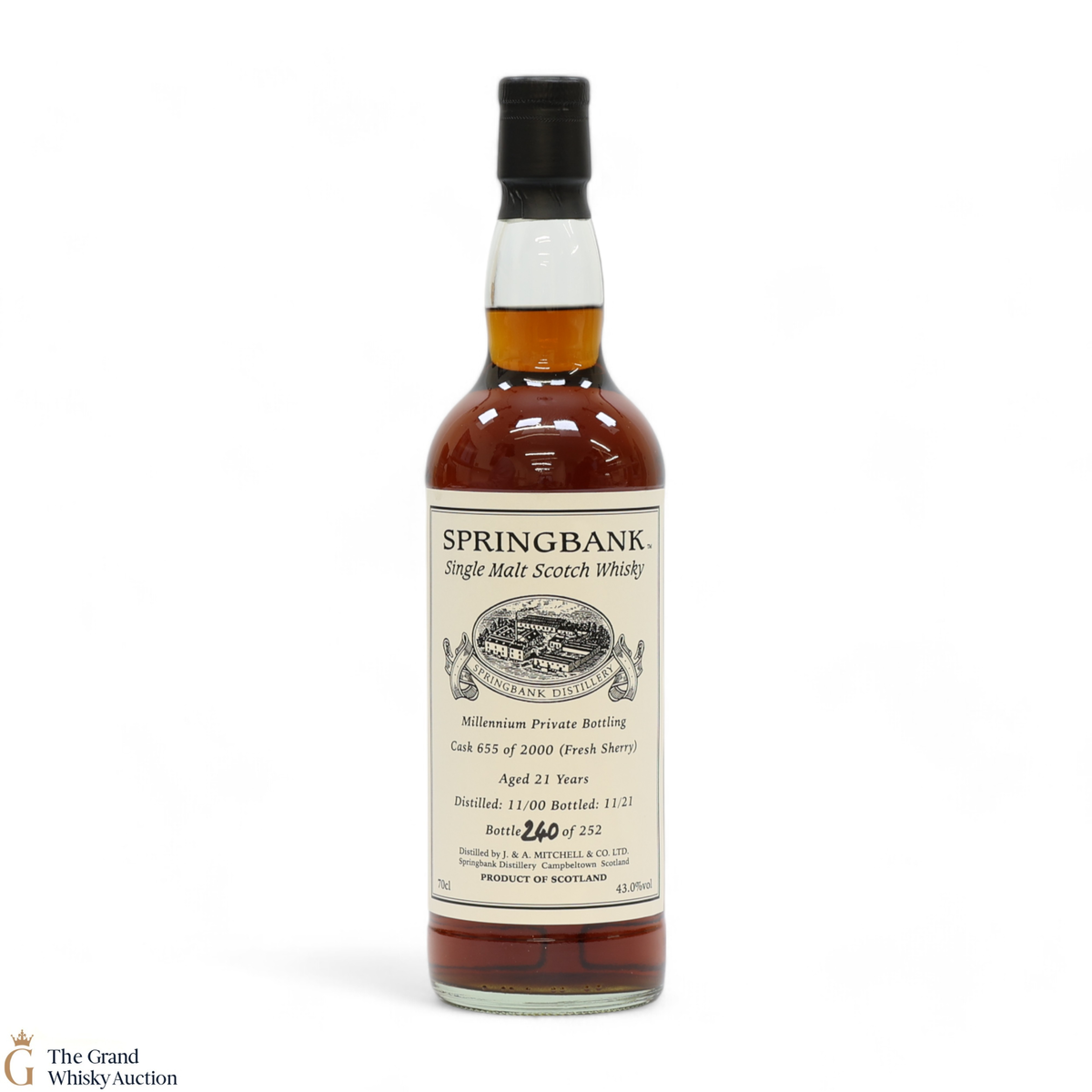 Springbank - 21 Year Old 2000 - Millennium Private Bottling 