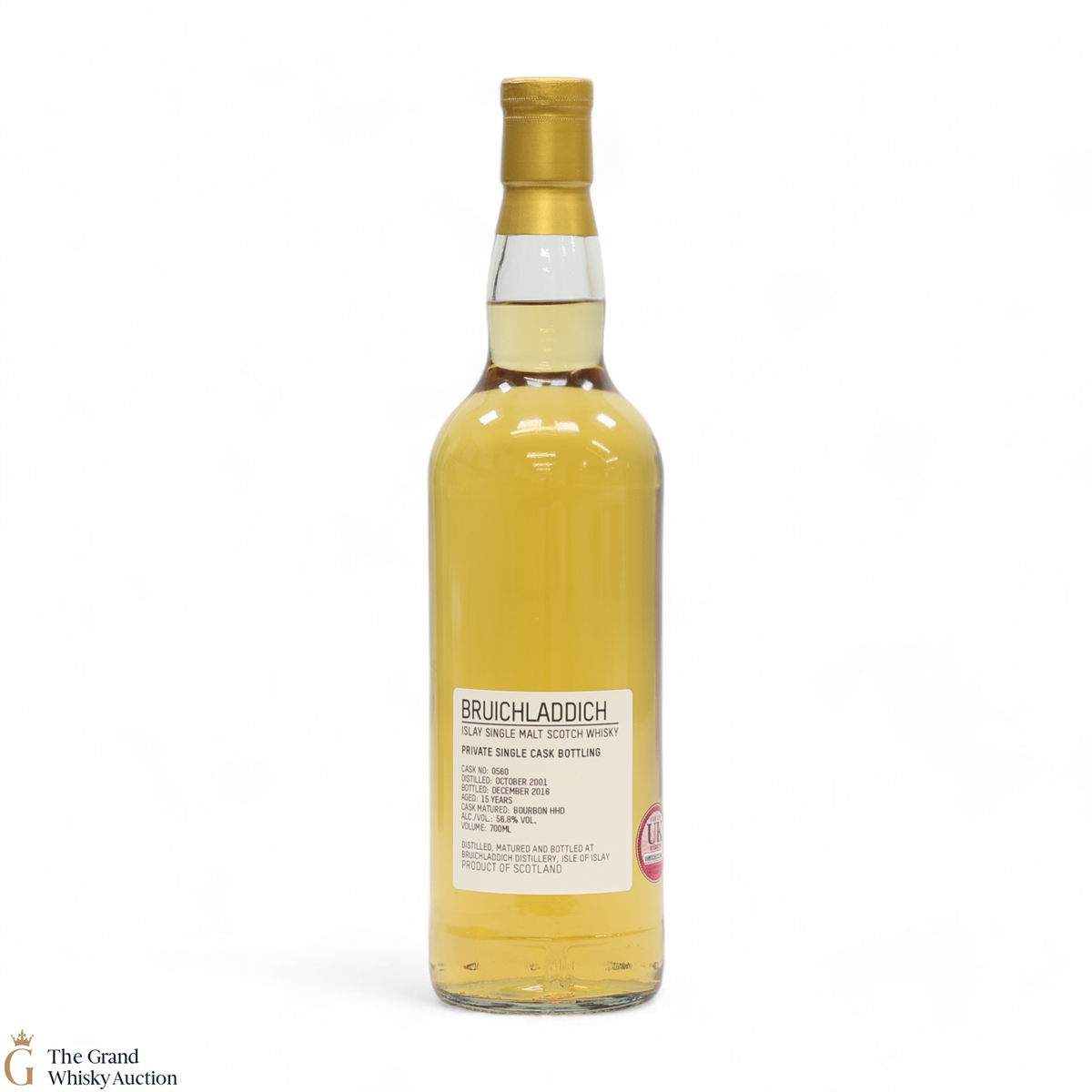 Bruichladdich -  15 Year Old - Private Cask #0560