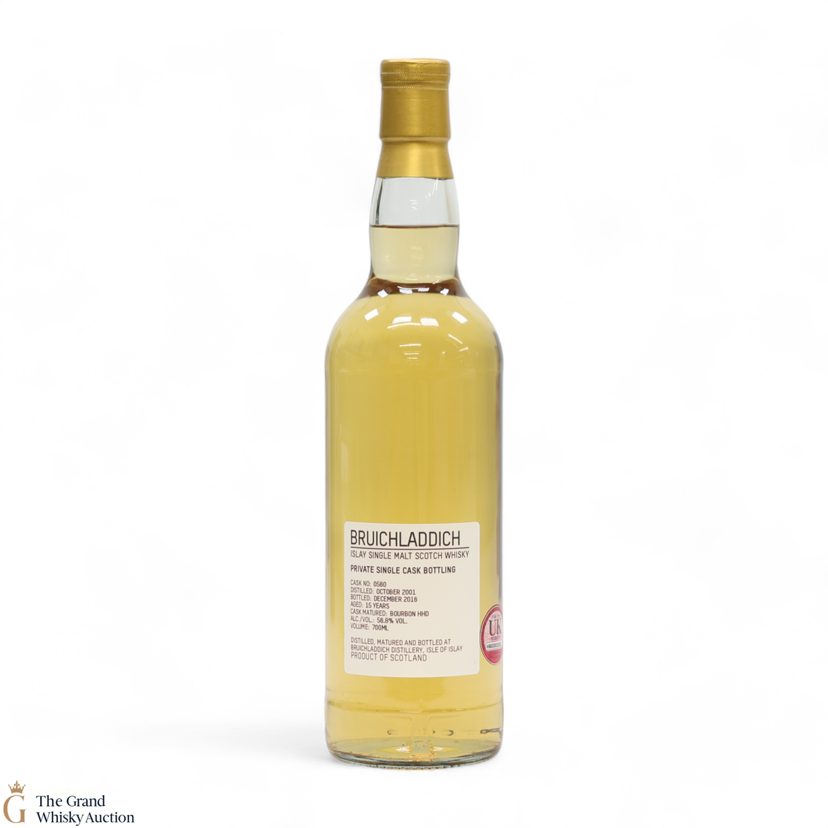 Bruichladdich -  15 Year Old - Private Cask #0560