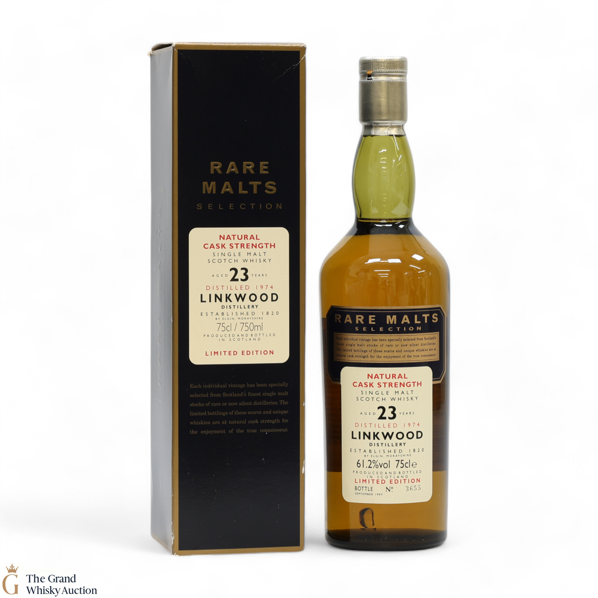 Linkwood - 23 Year Old 1974 - Rare Malts 61.2% (75cl)