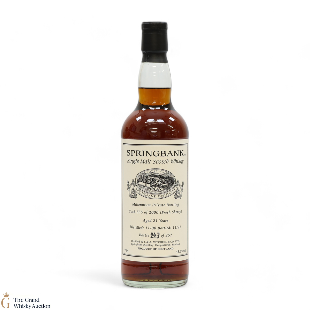 Springbank - 21 Year Old 2000 - Millennium Private Bottling 