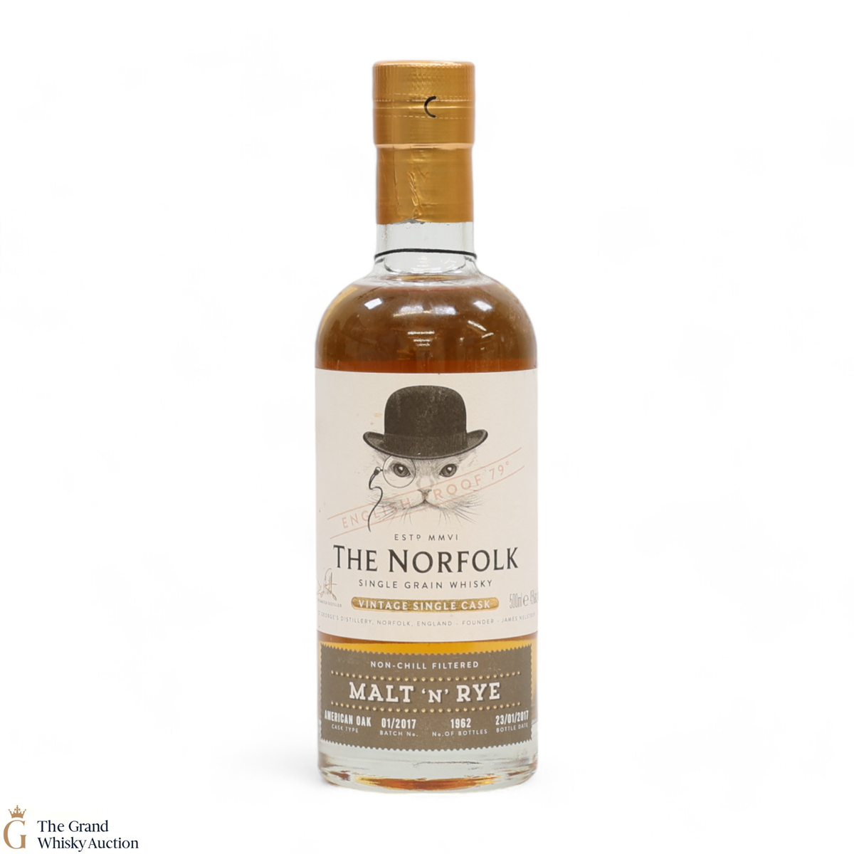 The Norfolk - Malt n' Rye - Single Grain Whisky (50cl)