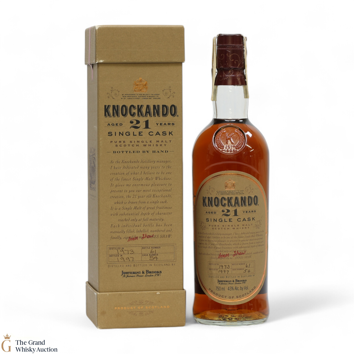 Knockando - 21 Year Old 1973 - Single Cask #54 (75cl)