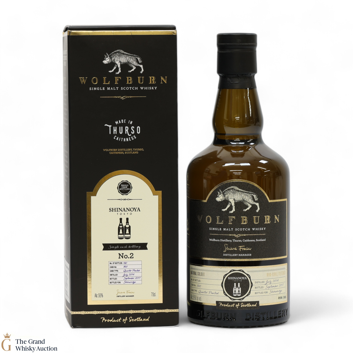 Wolfburn - 2014 Single Cask #390 - Shinanoya No.2