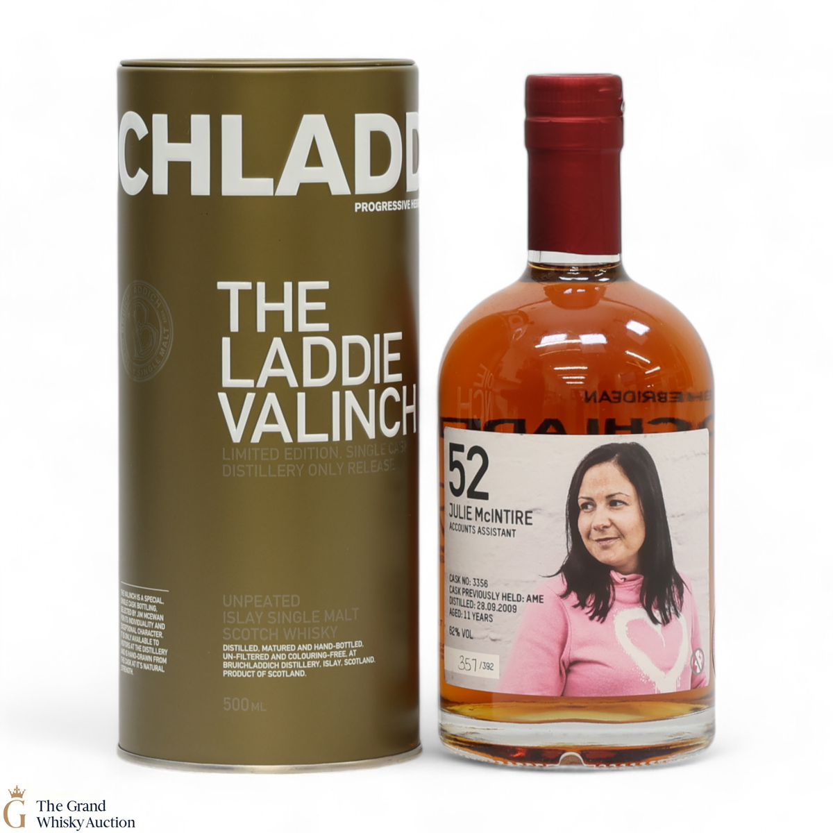 Bruichladdich - 11 Year Old - Valinch 52 - Julie McIntyre (50cl)