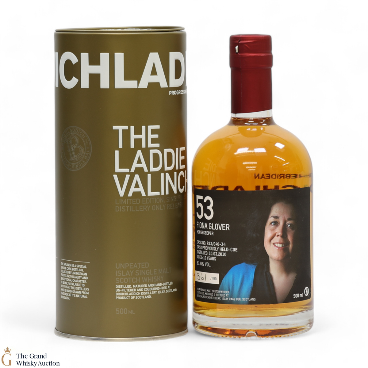 Bruichladdich - 10 Year Old - Valinch 53 - Fiona Glover (50cl)