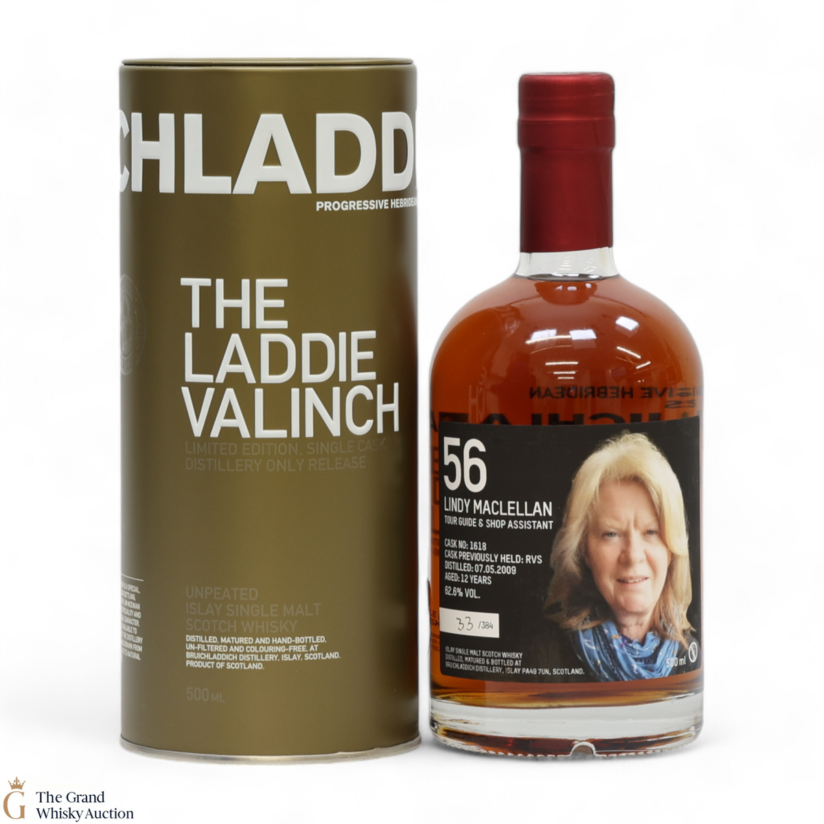 Bruichladdich - 12 Year Old - Valinch 56 - Lindy Maclellan (50cl)