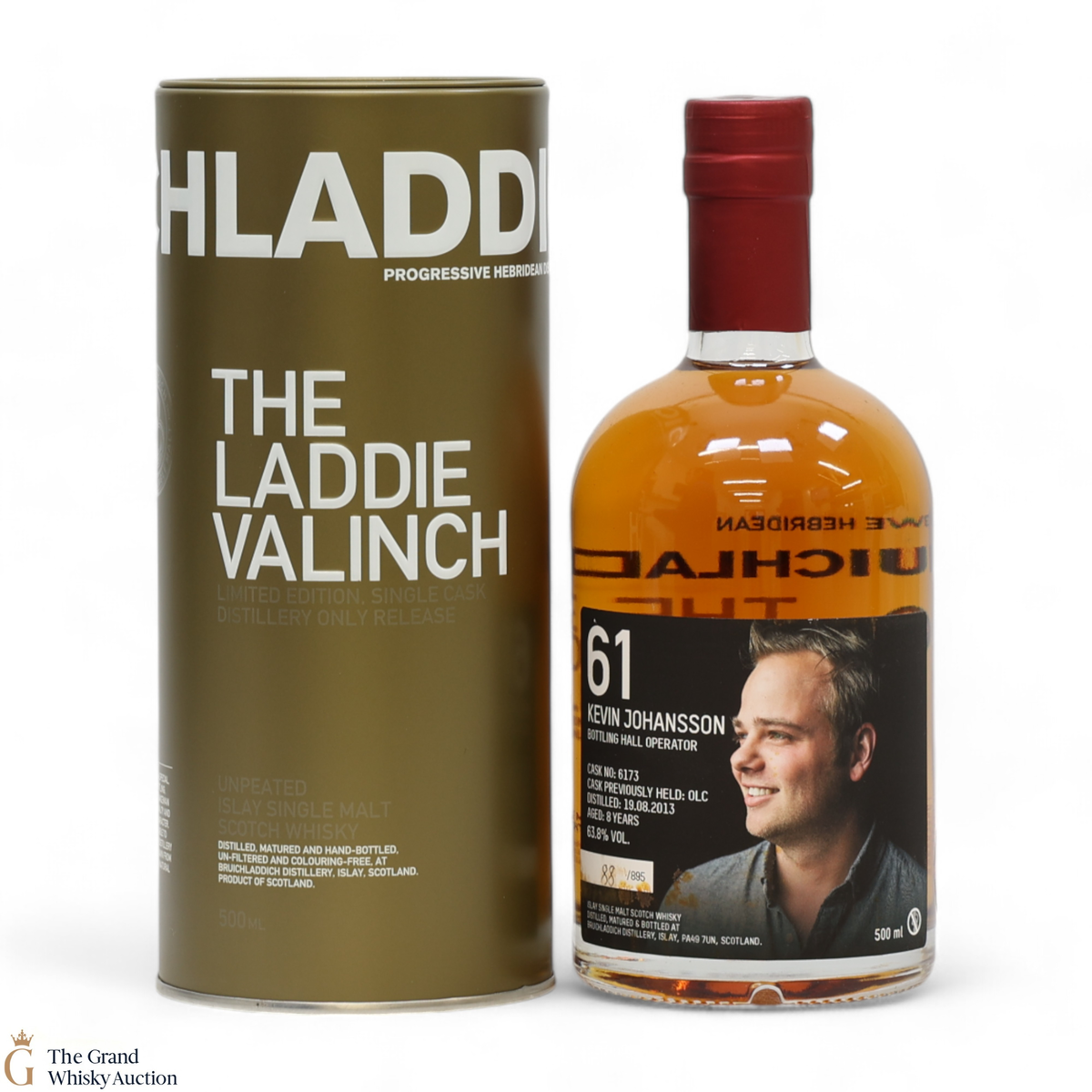 Bruichladdich - 8 Year Old - Valinch 61 - Kevin Johansson (50cl)
