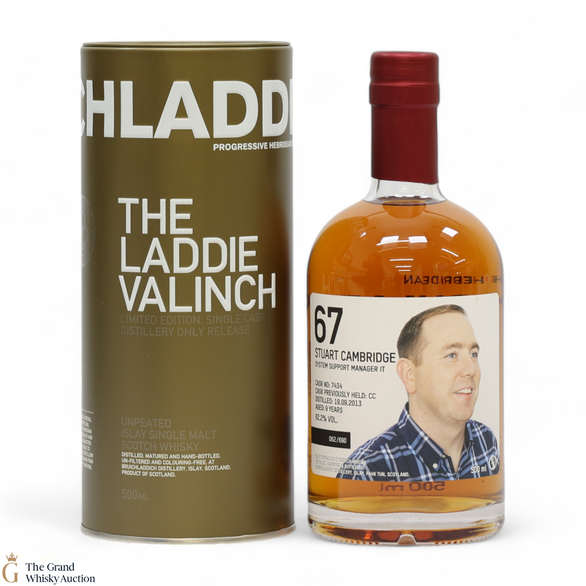 Bruichladdich - 9 Year Old - Valinch 67 - Stuart Cambridge (50cl)
