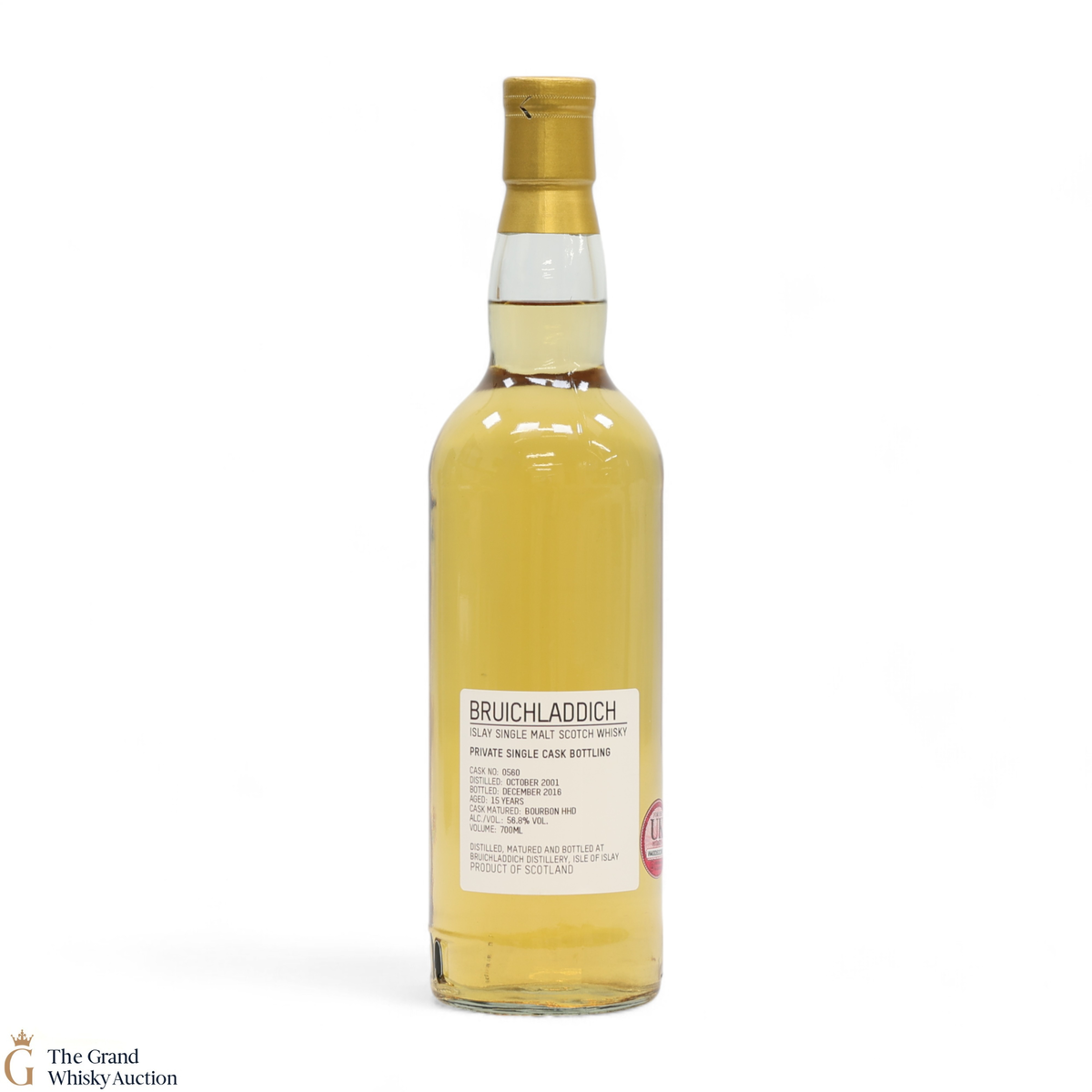 Bruichladdich -  15 Year Old - Private Cask #0560