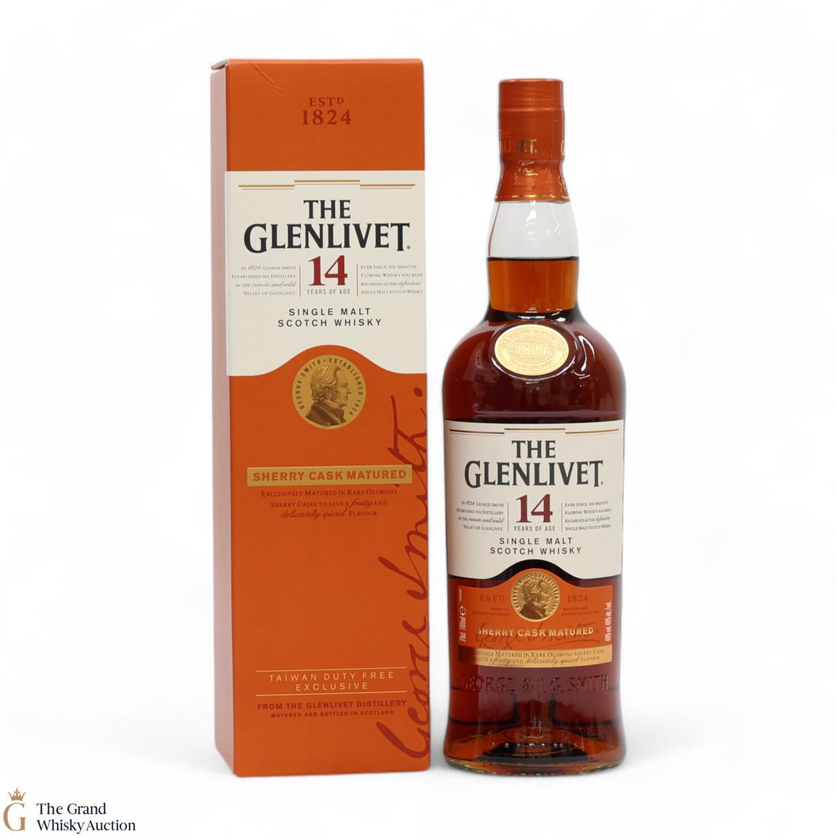 Glenlivet - 14 Year Old - Sherry Cask Matured - Taiwan Duty Free Exclusive