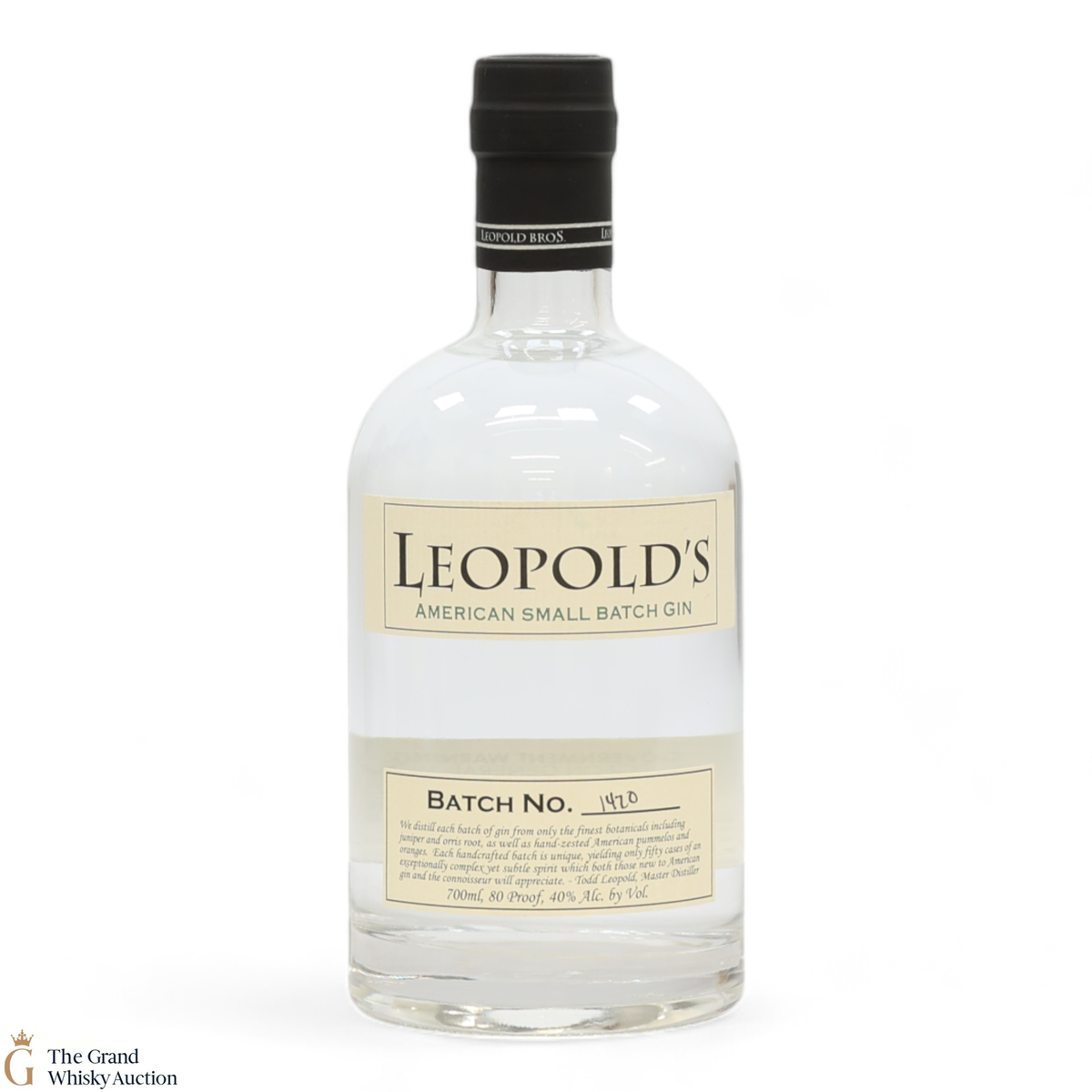 Leopold's - 80 Proof - American Gin - Small Batch