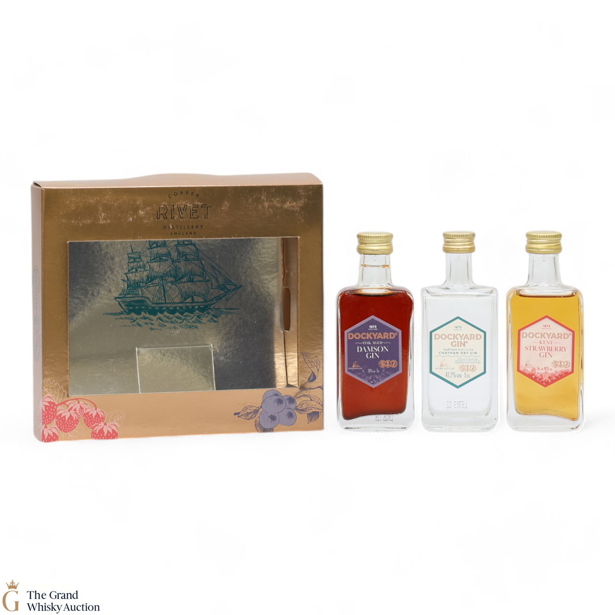 Copper Rivet - Dockyard Gin Gift Set (3 x 5cl)
