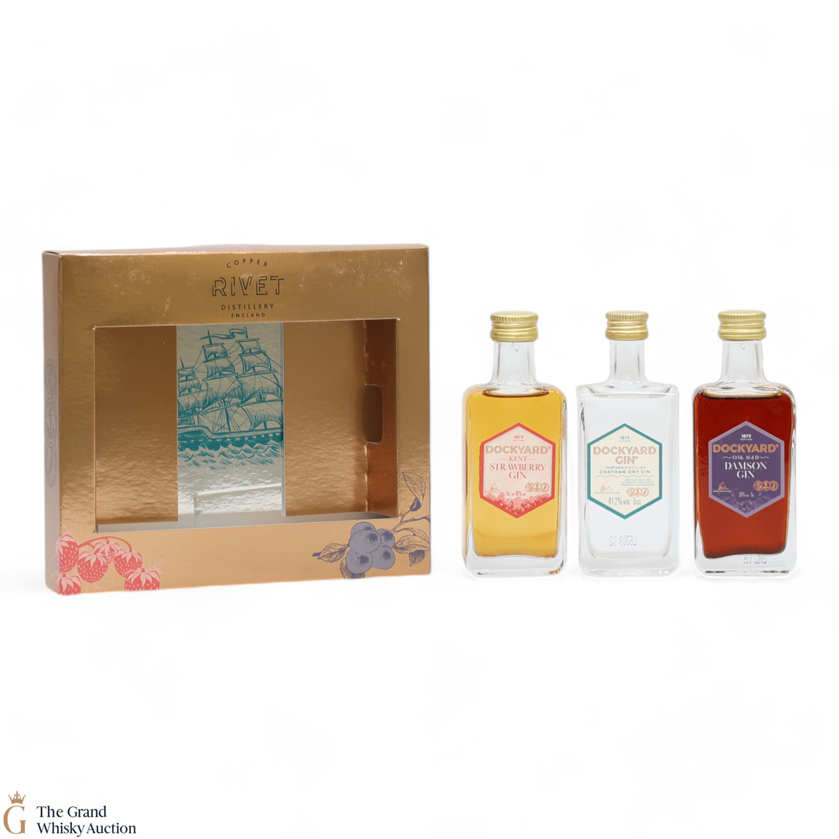 Copper Rivet - Dockyard Gin Gift Set (3 x 5cl)