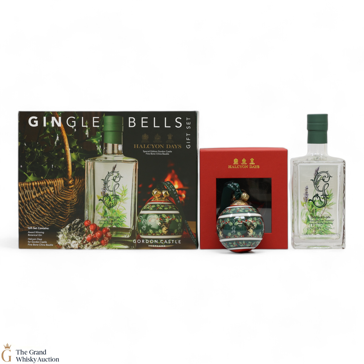 Gordon Castle - Gingle Bells Gift Set Botanical Gin & Special Bauble - Special Edition