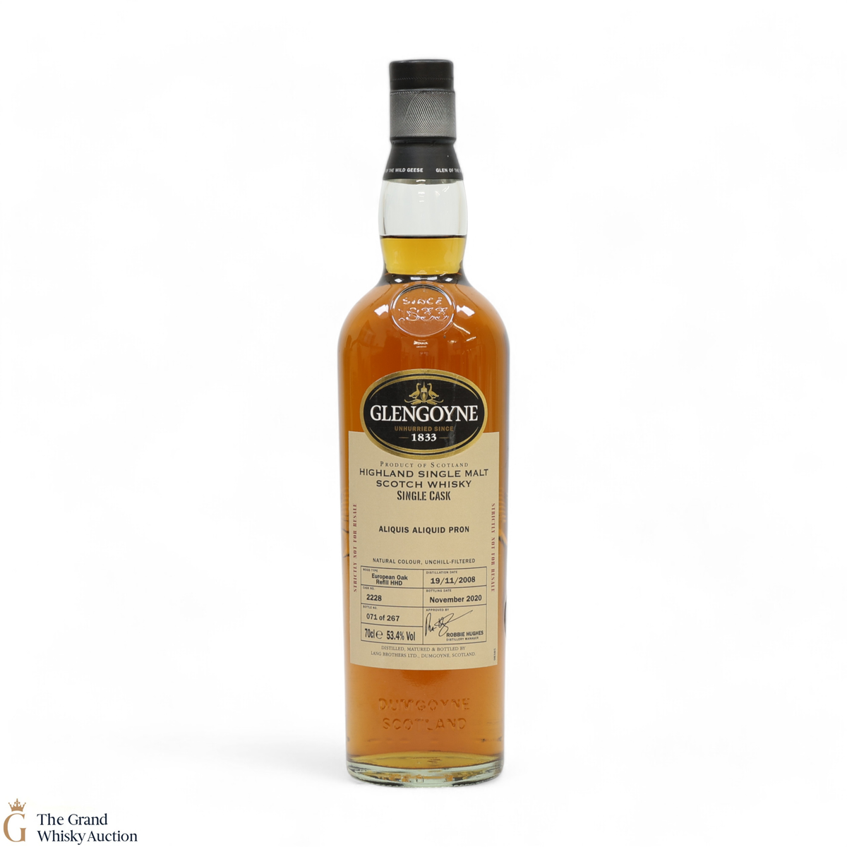 Glengoyne - 12 Year Old 2008 - Single European Oak Cask #2228 - Aliquis Aliquid Pron