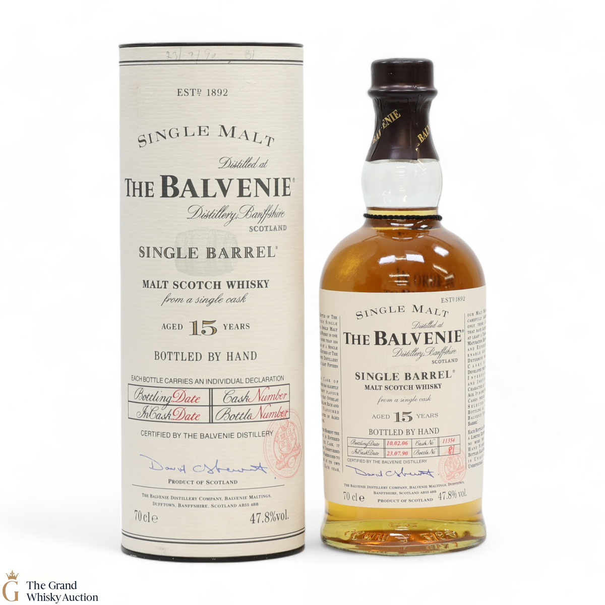 Balvenie - 15 Year Old 1990 - Single Barrel #11354